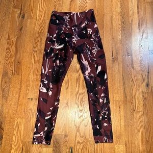 Balance Life burgundy plum leggings